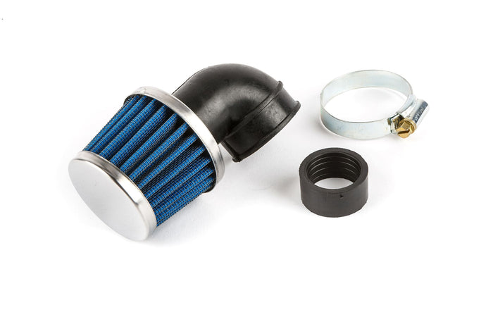 str-346.84/cr filtro aria conico kn inclinato 90 d.28-35mm cromato str8, COD: STR-346.84/CR