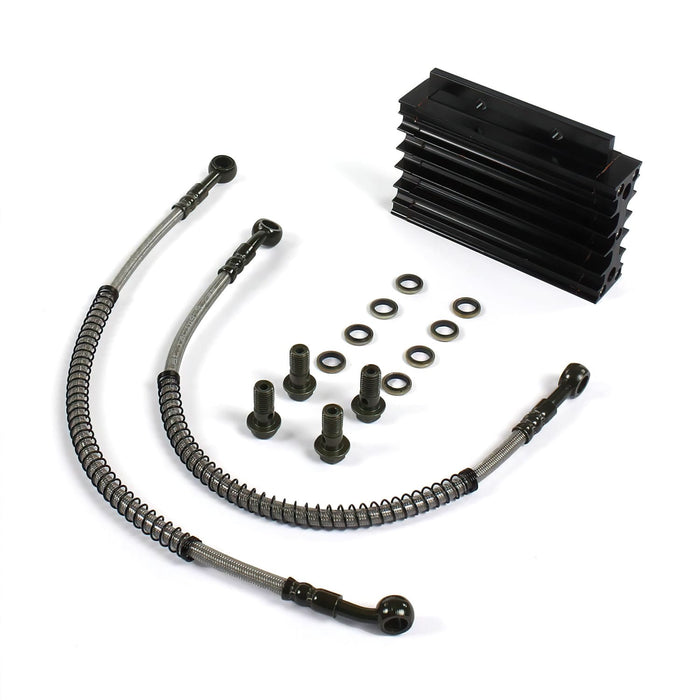 MB2697 Radiatore d'olio alluminio CNC Pit Bike / Dirt Bike Lifan / YX 140cc nero, COD: MB2697