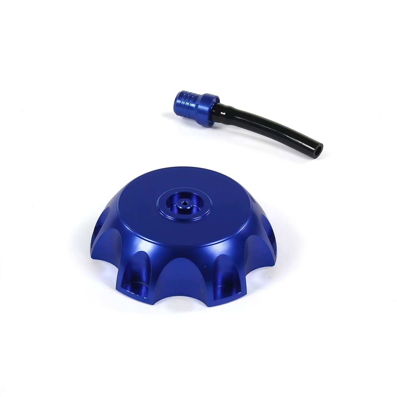 MB2807 Tappo Serbatoio CNC d.48mm Pit Bike / Dirt Bike blu