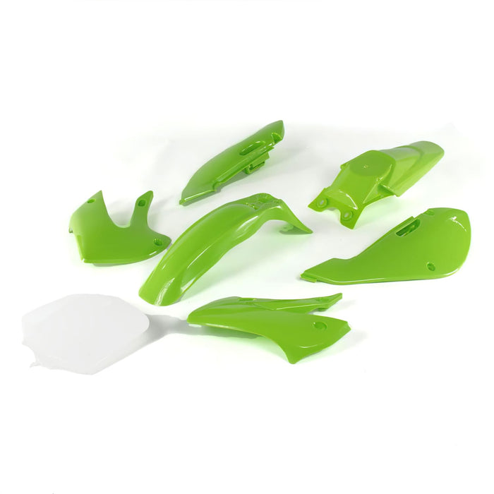 MB3512 Kit plastiche verde Pit Bike / Dirt Bike Typ KLX110, COD: MB3512