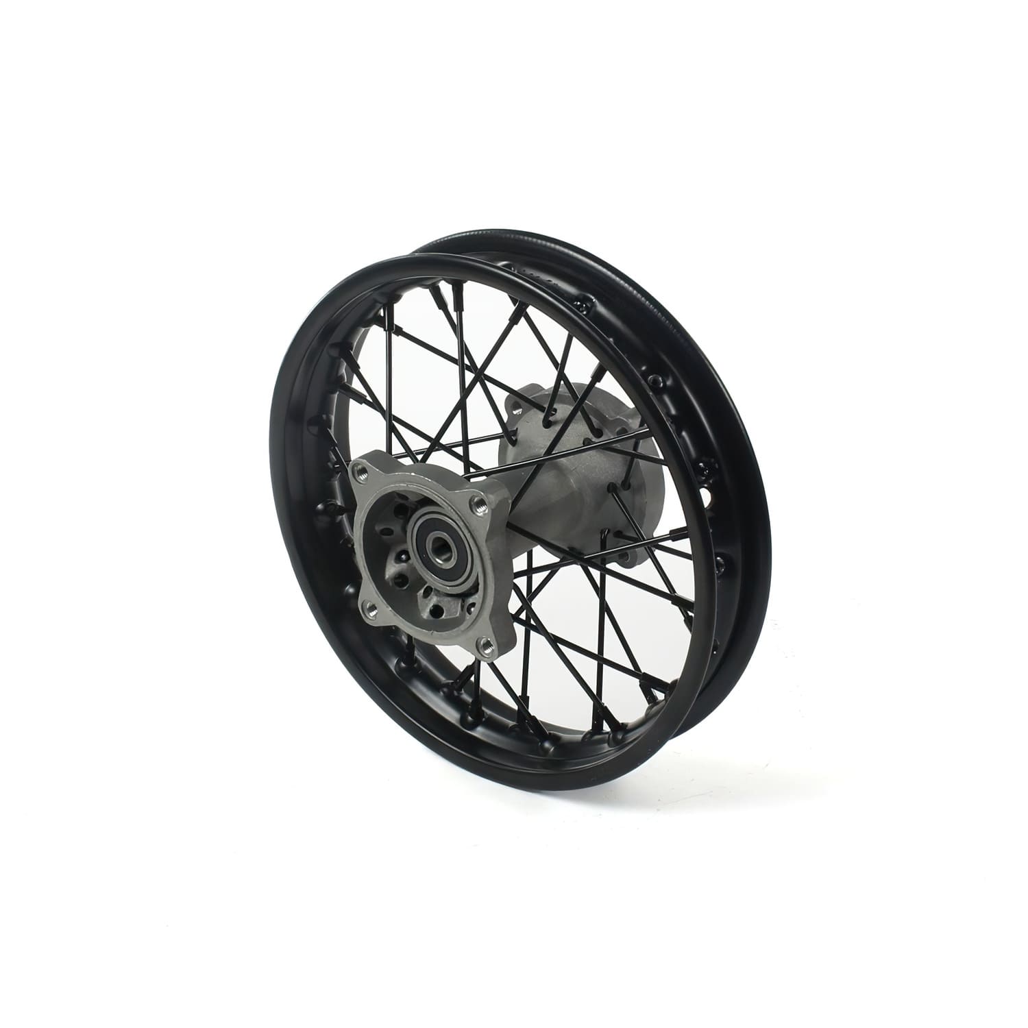 MB3575 Ruota / Cerchio posteriore acciaio asse 15mm - 10'' Pit Bike / Dirt Bike nero, COD: MB3575