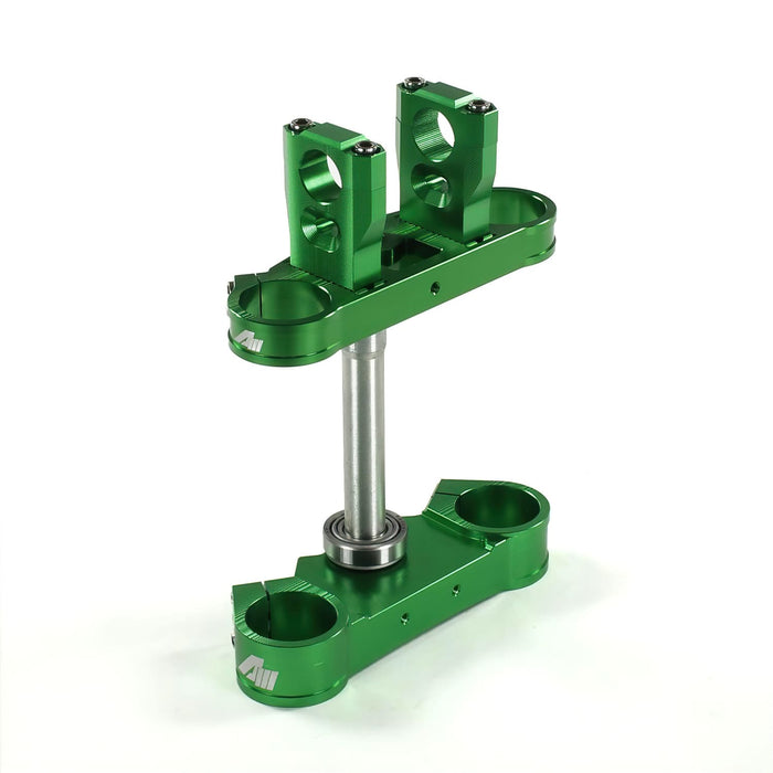 MB5263 Ponte Forcella CNC 45/48mm - d.28,6mm Volt Racing Pit Bike / Dirt Bike verde