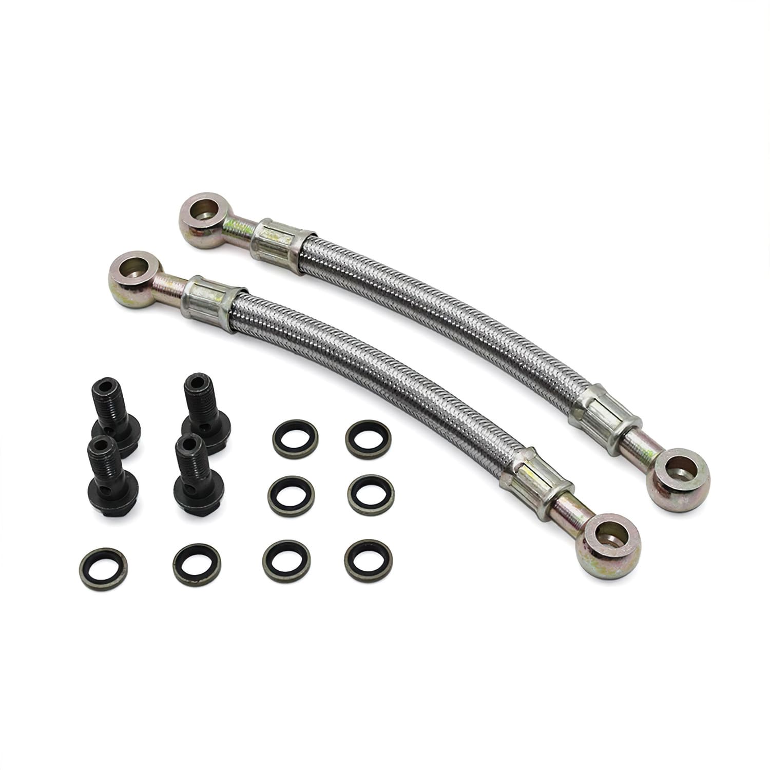 MB7717 Tubi radiatore d'olio 200mm - 10/10mm Pit Bike / Dirt Bike