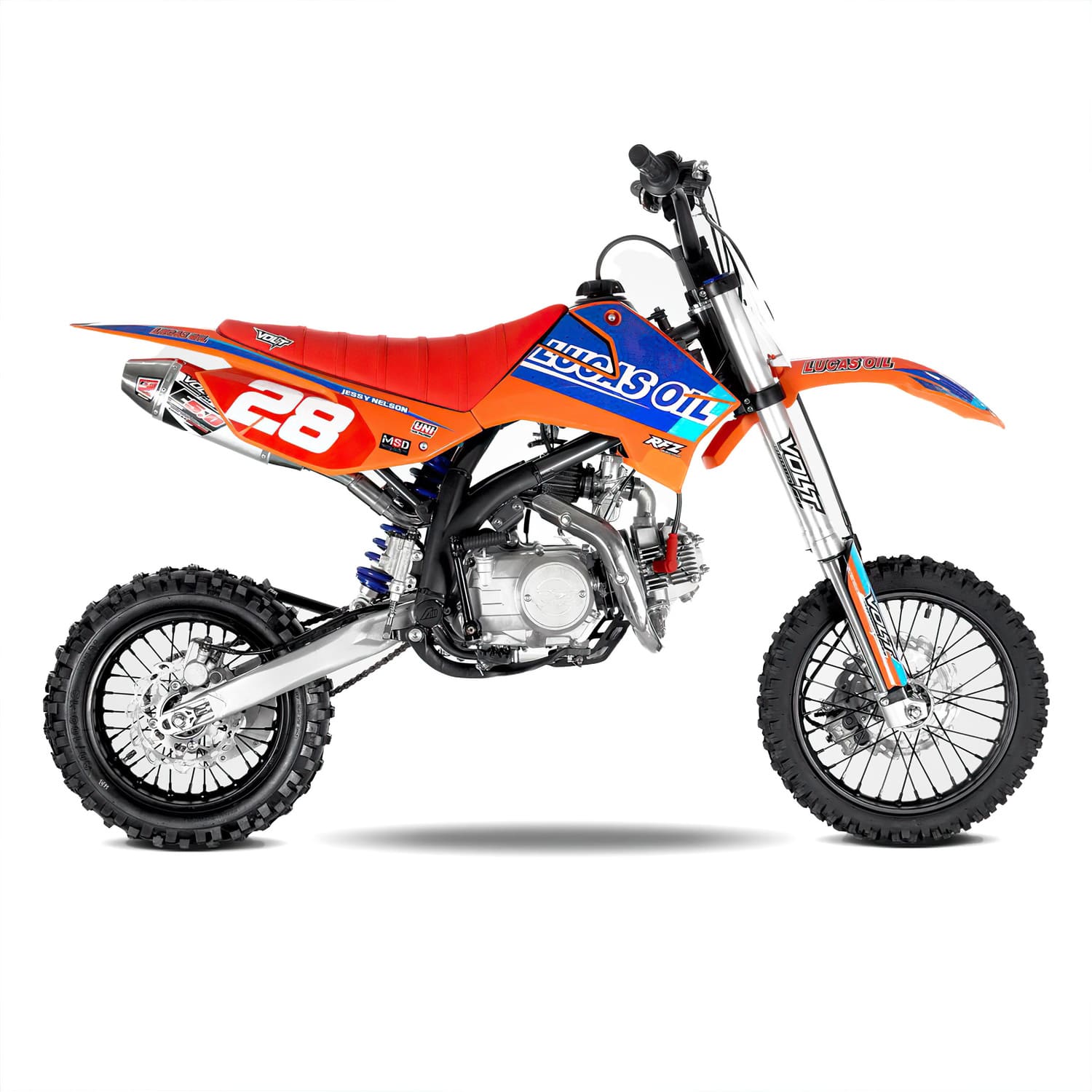 MB7787 Kit plastiche con kit grafiche Lucas Oil Pit Bike / Dirt Bike Apollo RFZ