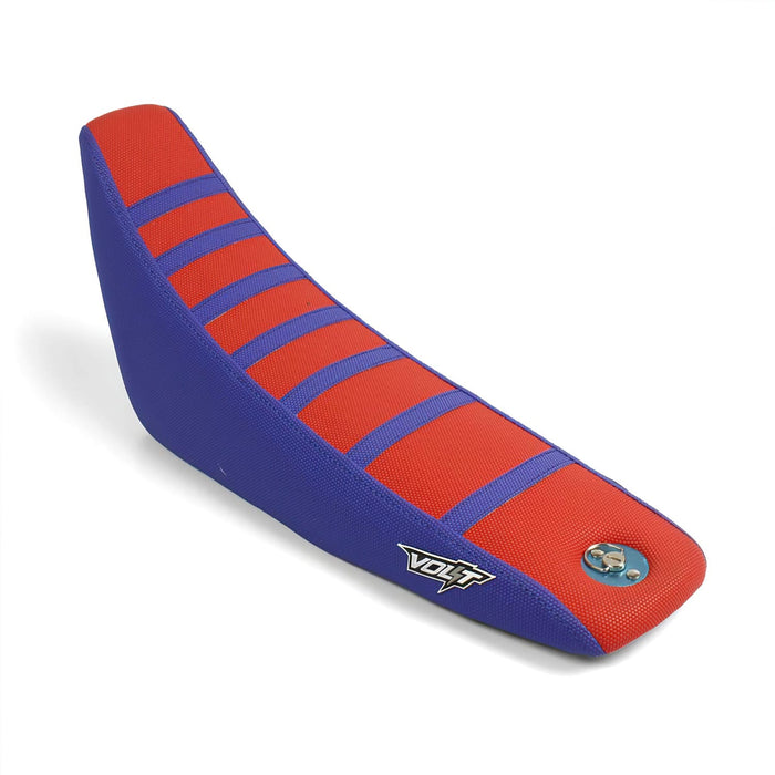 MB7836 Sella completa Volt Racing SC2 Pit Bike / Dirt Bike Apollo RFZ blu / rosso