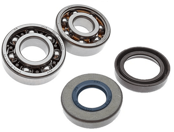 9924750 kit cuscinetti 6303+6204 tn9c3 e paraoli di banco racing per minarelli am6 am345