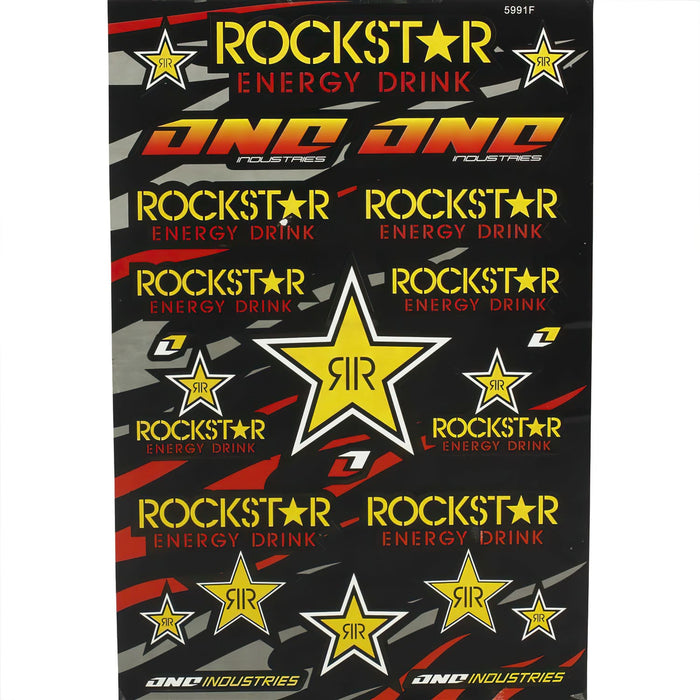 STICK-7157 Foglio Adesivi Rockstar