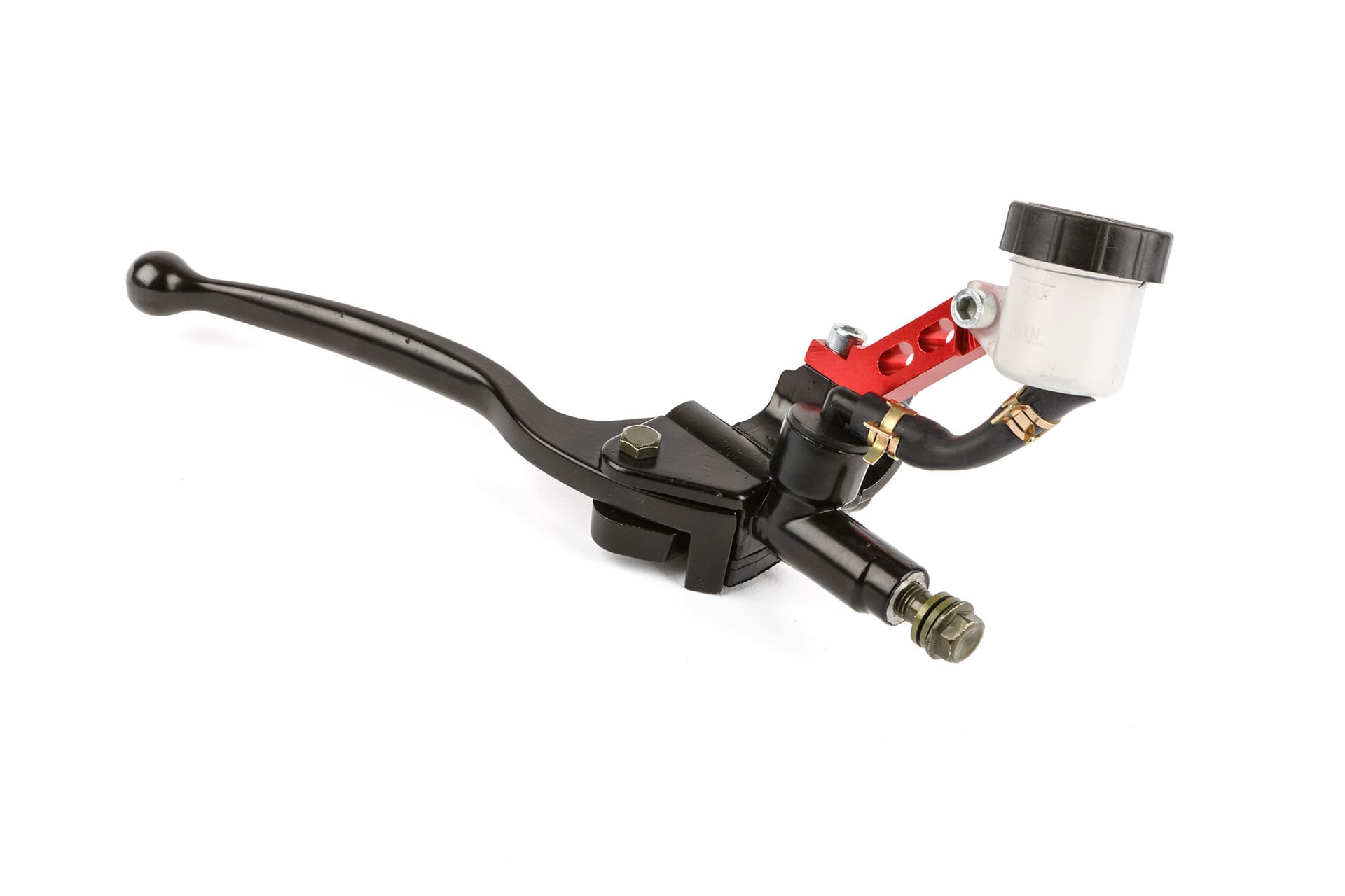 MF45.00018/RE Pompa Freno universale destra con serbatoio rosso Motoforce, COD: MF45.00018/RE
