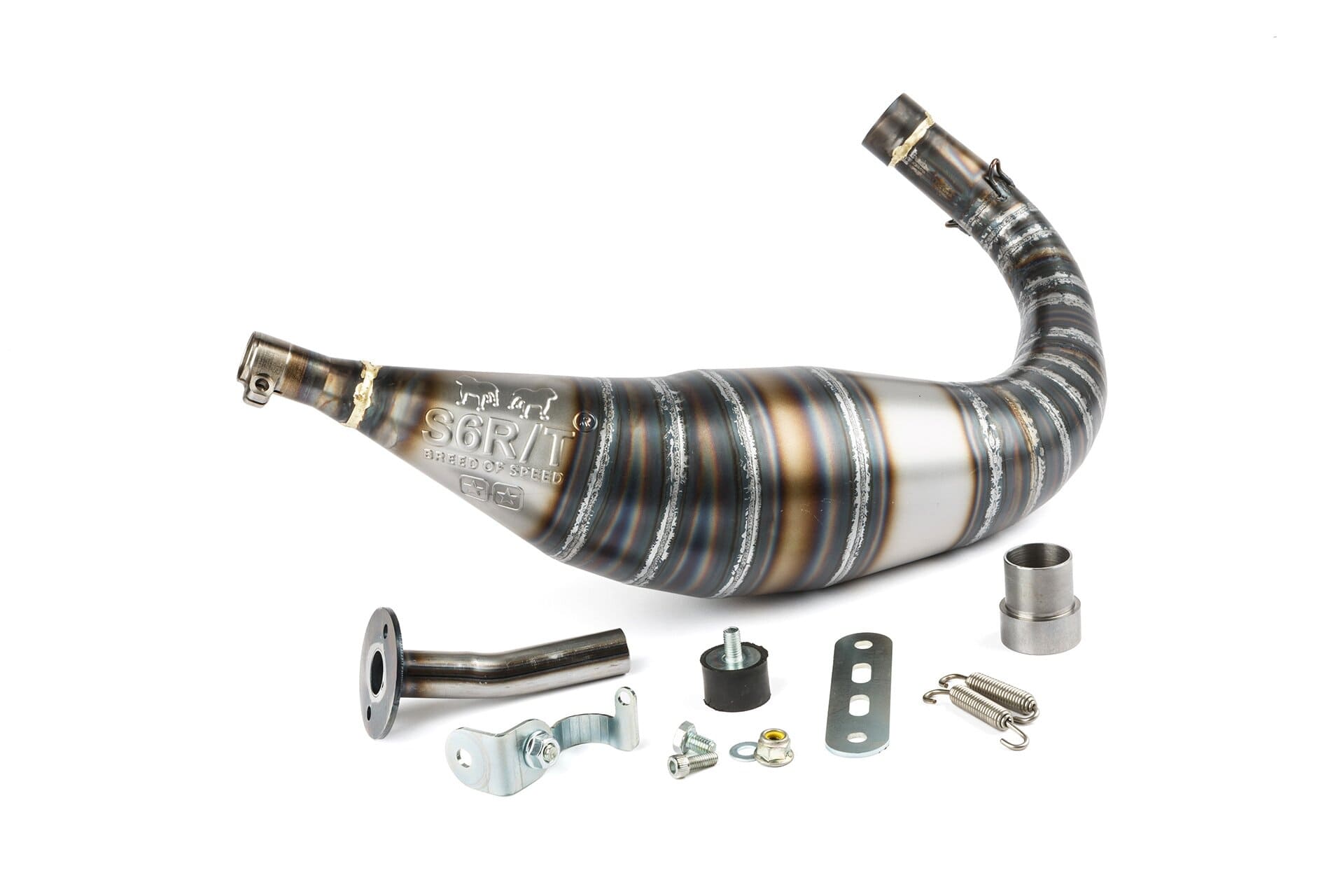 s6-96188951 marmitta (senza silenziatore) stage6 r/t 90 - 100cc minarelli am6 stage6 rt