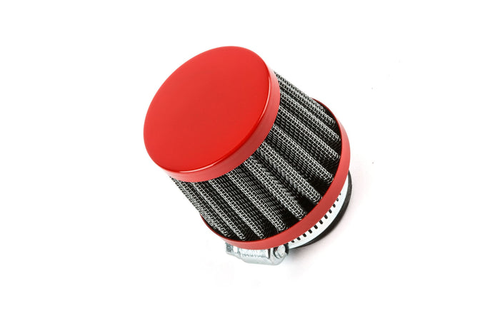 str-346.85/re filtro aria conico kn piccolo d.28-35mm rosso str8, COD: STR-346.85/RE