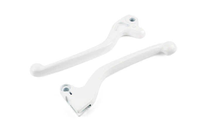 STR-590.10/WH Set Leve Freno x2 bianco MBK Booster / Yamaha BW's dopo 2004 / Stunt /Slider, COD: STR-590.10/WH