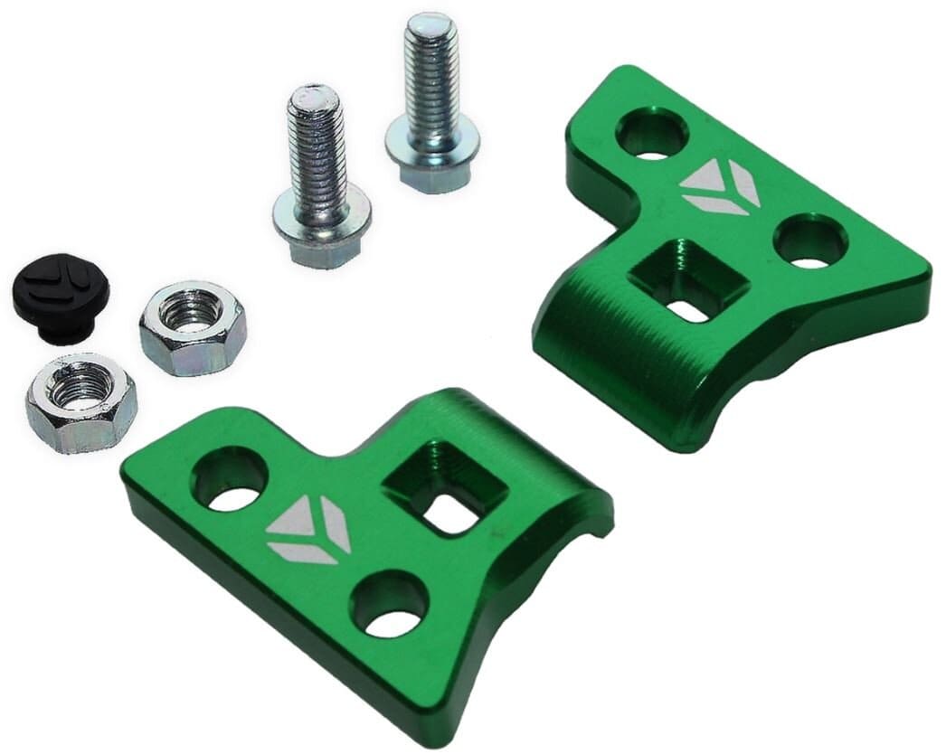 YCF-110-0403-06/GR Guida tubo del freno anteriore CNC verde YCF Factory Pit Bike / Dirt Bike, COD: YCF-110-0403-06/GR