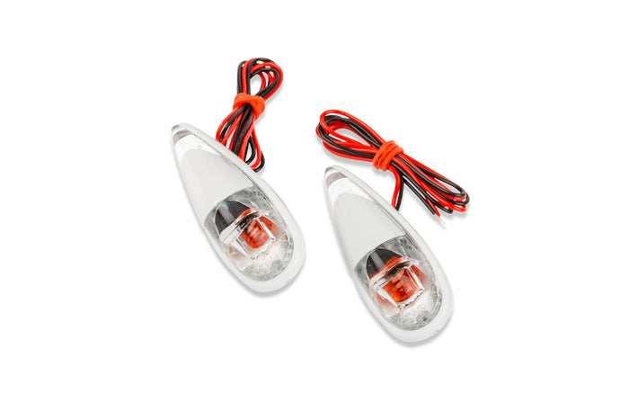 STR-695.06/WH Luce / Frecce a incollare a forma di goccia Fender bianco / trasparente / arancione, COD: STR-695.06/WH