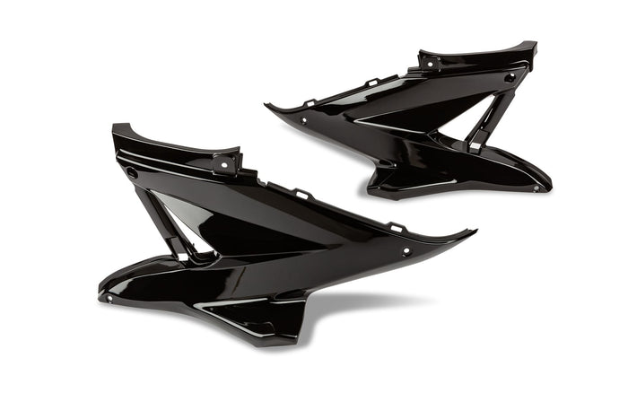 STR-902.29/BK Copri Motore (x2) MBK Nitro / Yamaha Aerox fino 2013 nero, COD: STR-902.29/BK