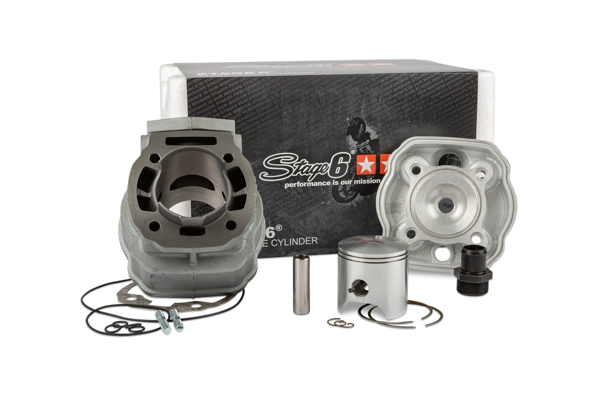 s6-7119320 gruppo termico stage6 88cc streetrace ghisa grigia derbi euro 3 / euro 4 (d50b0) stage6 rt