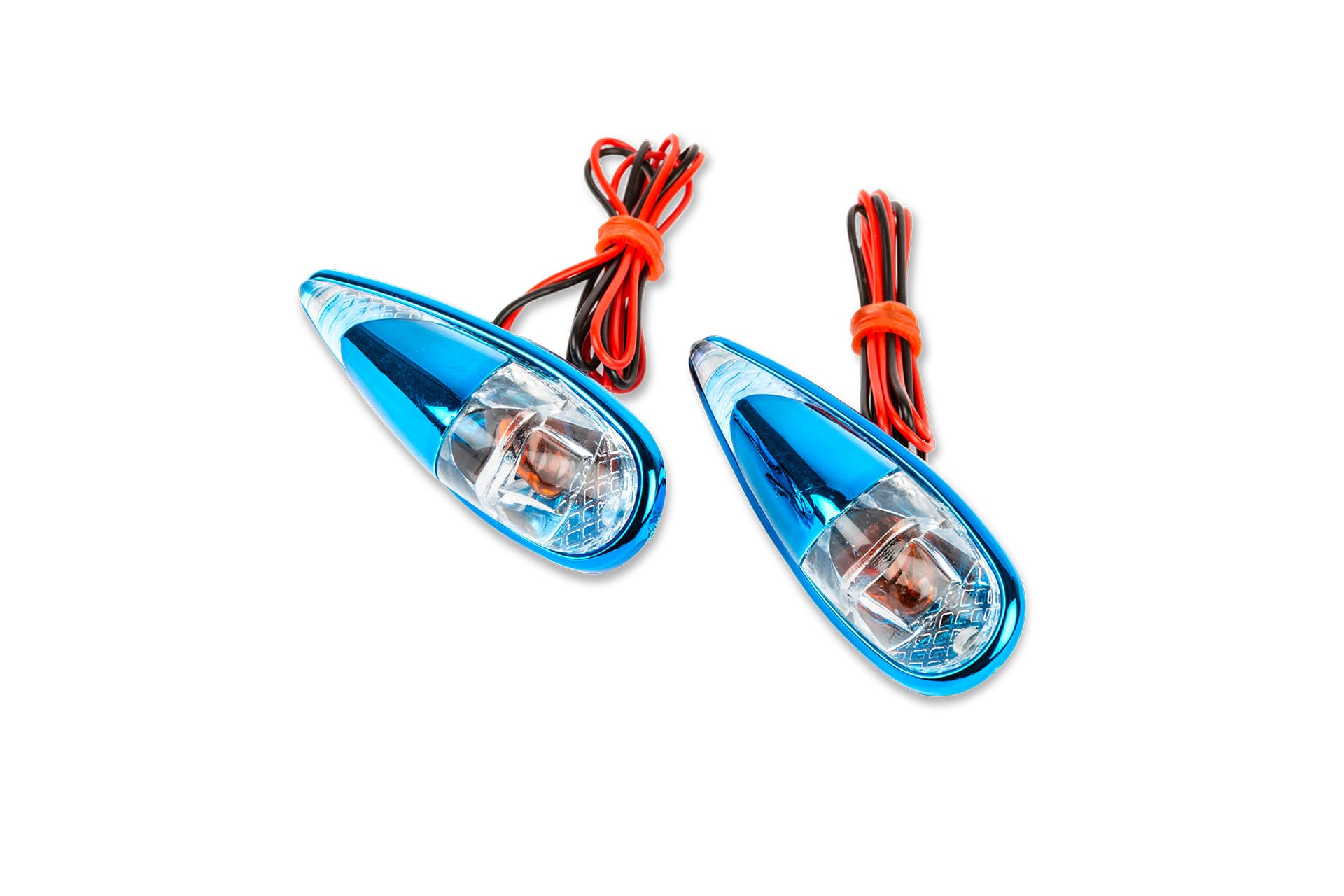 STR-695.06/BL Luce / Frecce a incollare a forma di goccia Fender blu / trasparente / arancione, COD: STR-695.06/BL