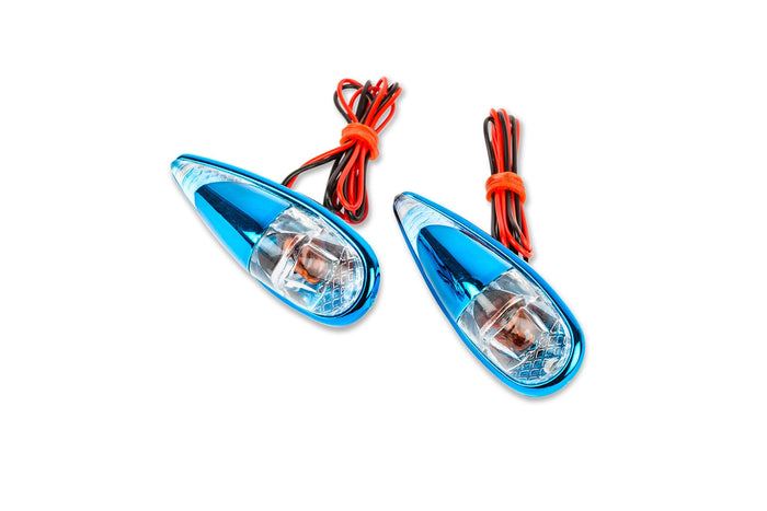 STR-695.06/BL Luce / Frecce a incollare a forma di goccia Fender blu / trasparente / arancione, COD: STR-695.06/BL