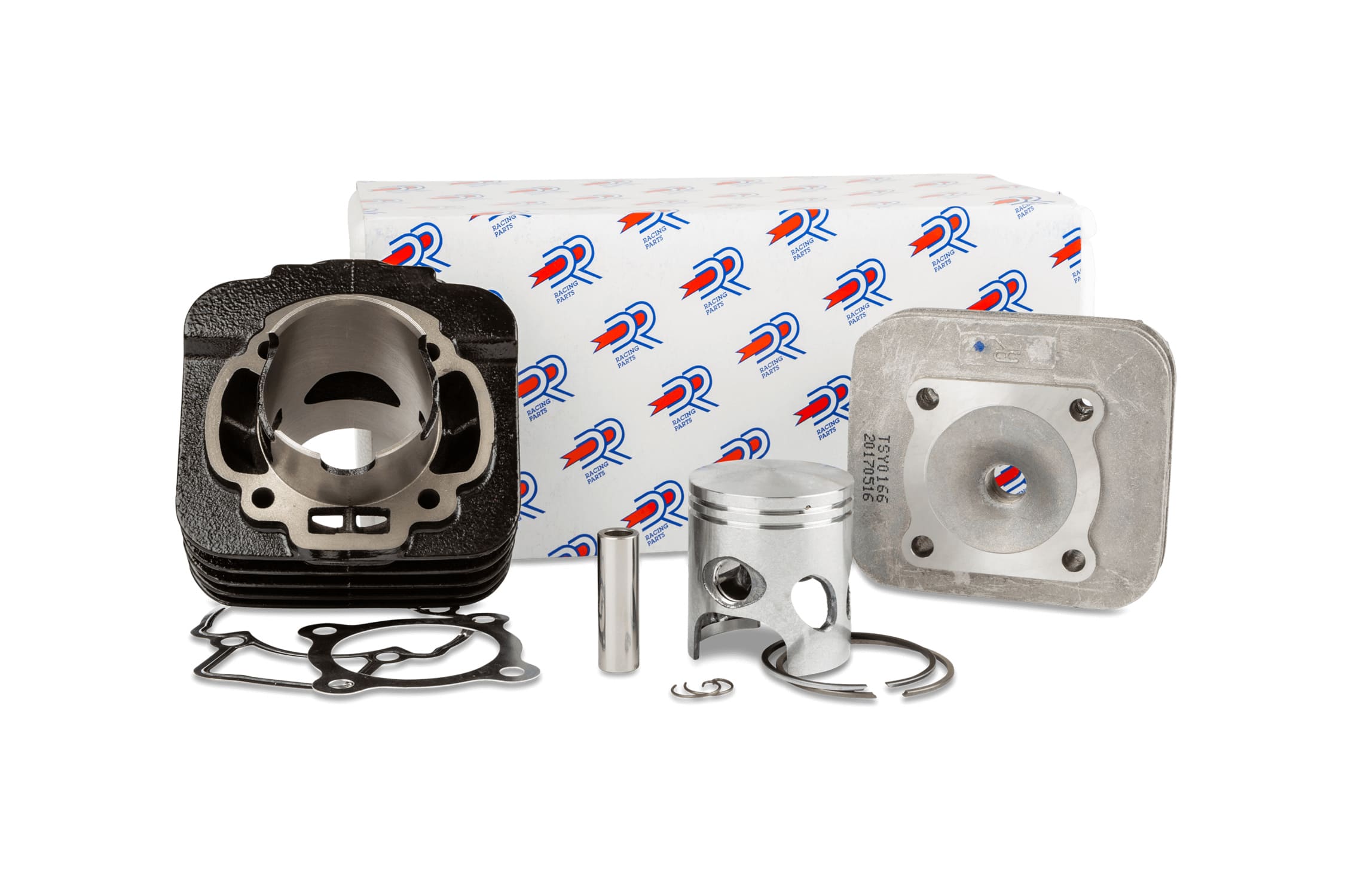 DR-KT00086 Gruppo Termico DR Evolution 70cc, Piaggio AC (Filettatura lunga)