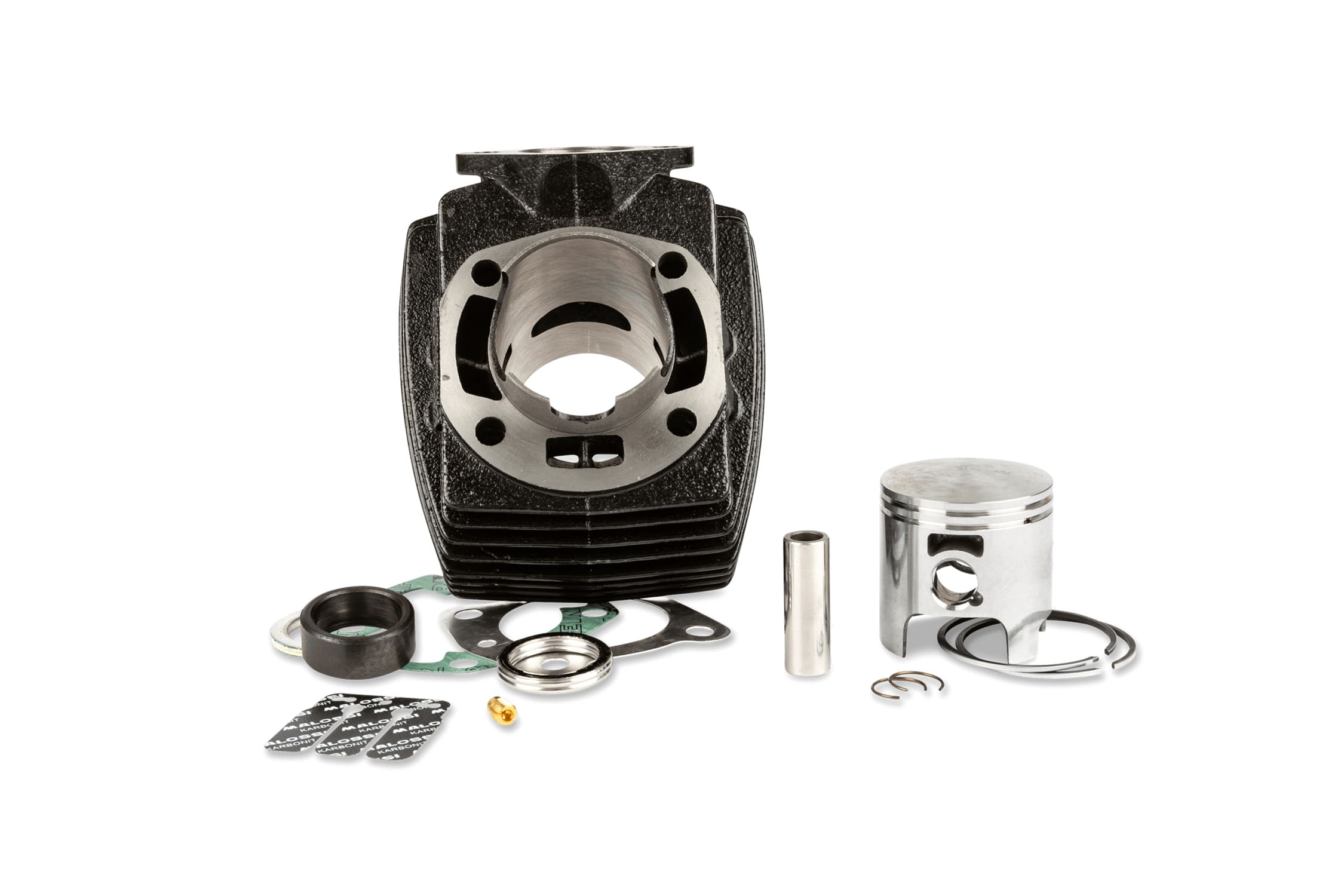 M318384 Gruppo Termico Malossi 70cc, Ghisa grigia, Spinotto Pistone 12mm, Peugeot 103 AC, COD: M318384