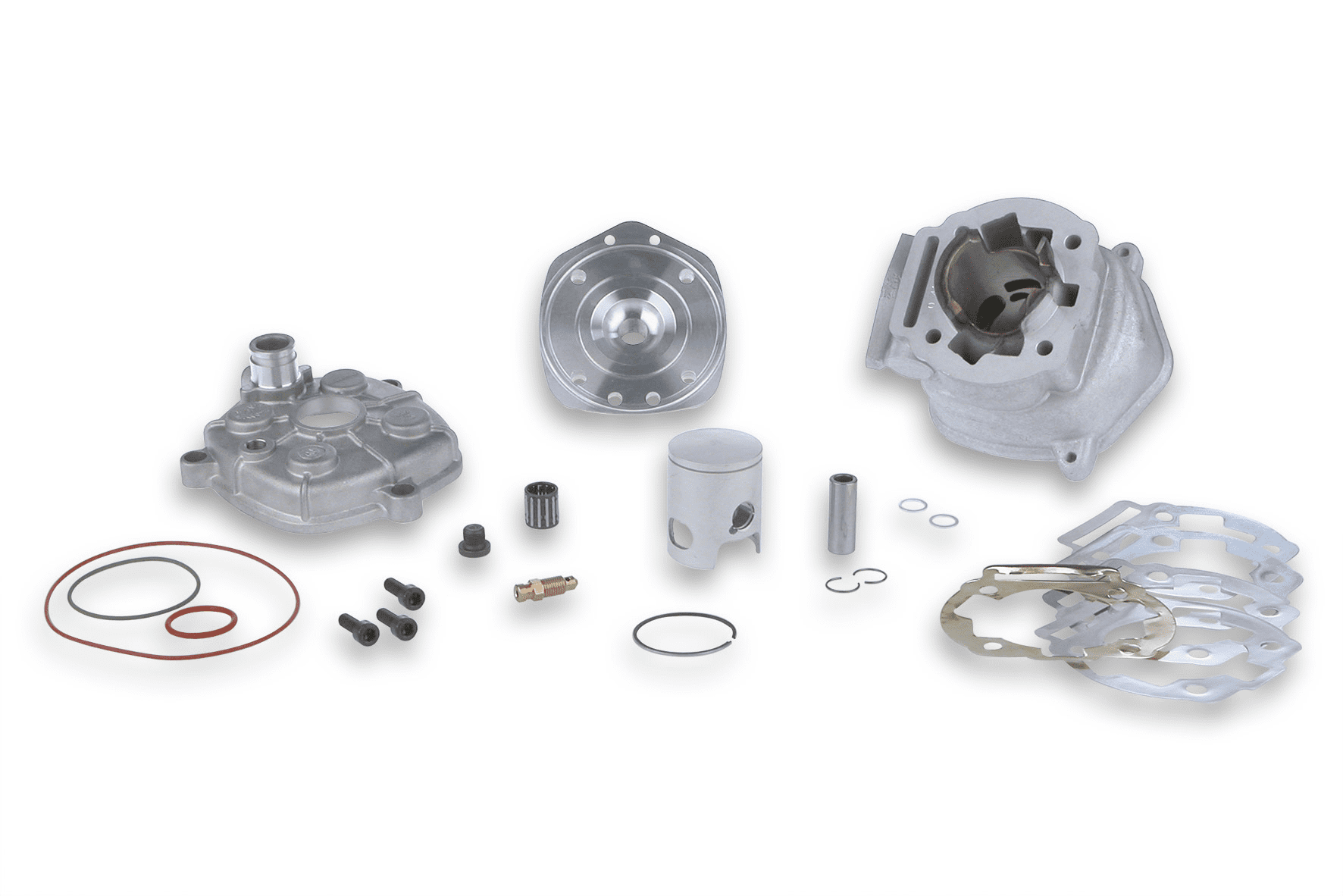 3112981 gruppo termico malossi 50cc d.39,88 aprilia rx factory 50 2t lc euro 4 2018-> (d50b0) alluminio h2o testa scomponibile