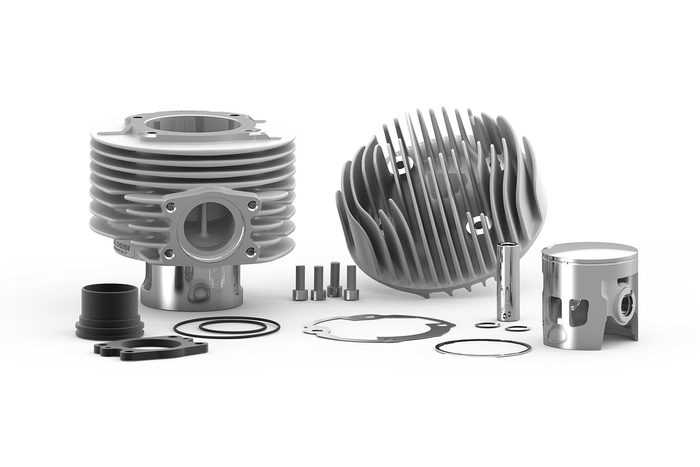 3117361 gruppo termico malossi 187cc d.63 lml star 125 2t alluminio sp.15 corsa 60mm