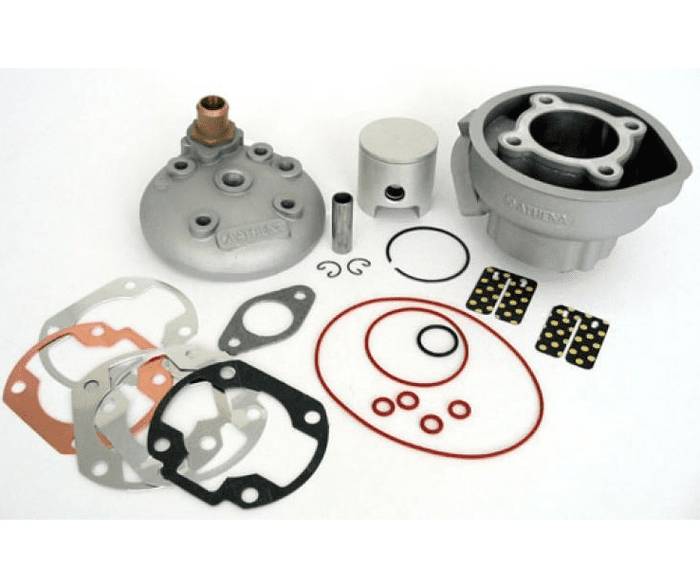 072400 gruppo termico athena 70cc d.47,6 minarelli orizzontale h2o sp.10 alluminio con testa