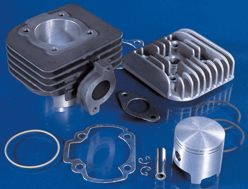 150.0603 Polini 65cc cylinder kit d.47 Benelli 491 50 St Morini cast iron air stroke 37.4