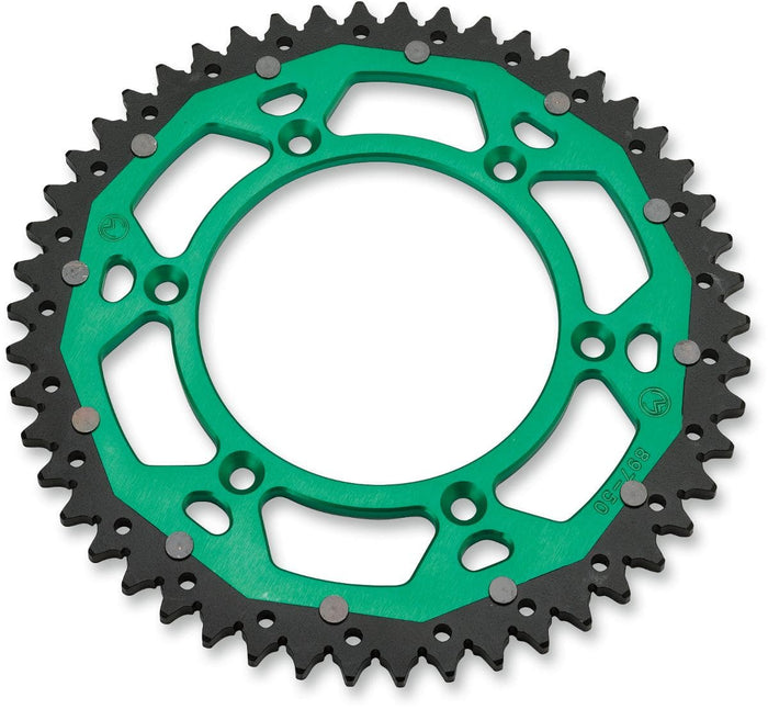 MR12101491 Corona Catena alluminio / acciaio 520 Moose Racing KX / KXF 48 denti verde, COD: MR12101491