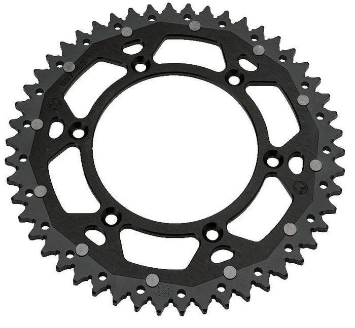 MR12101815 Corona Catena alluminio / acciaio 428 Moose Racing TC / SX 85 48 denti nero, COD: MR12101815