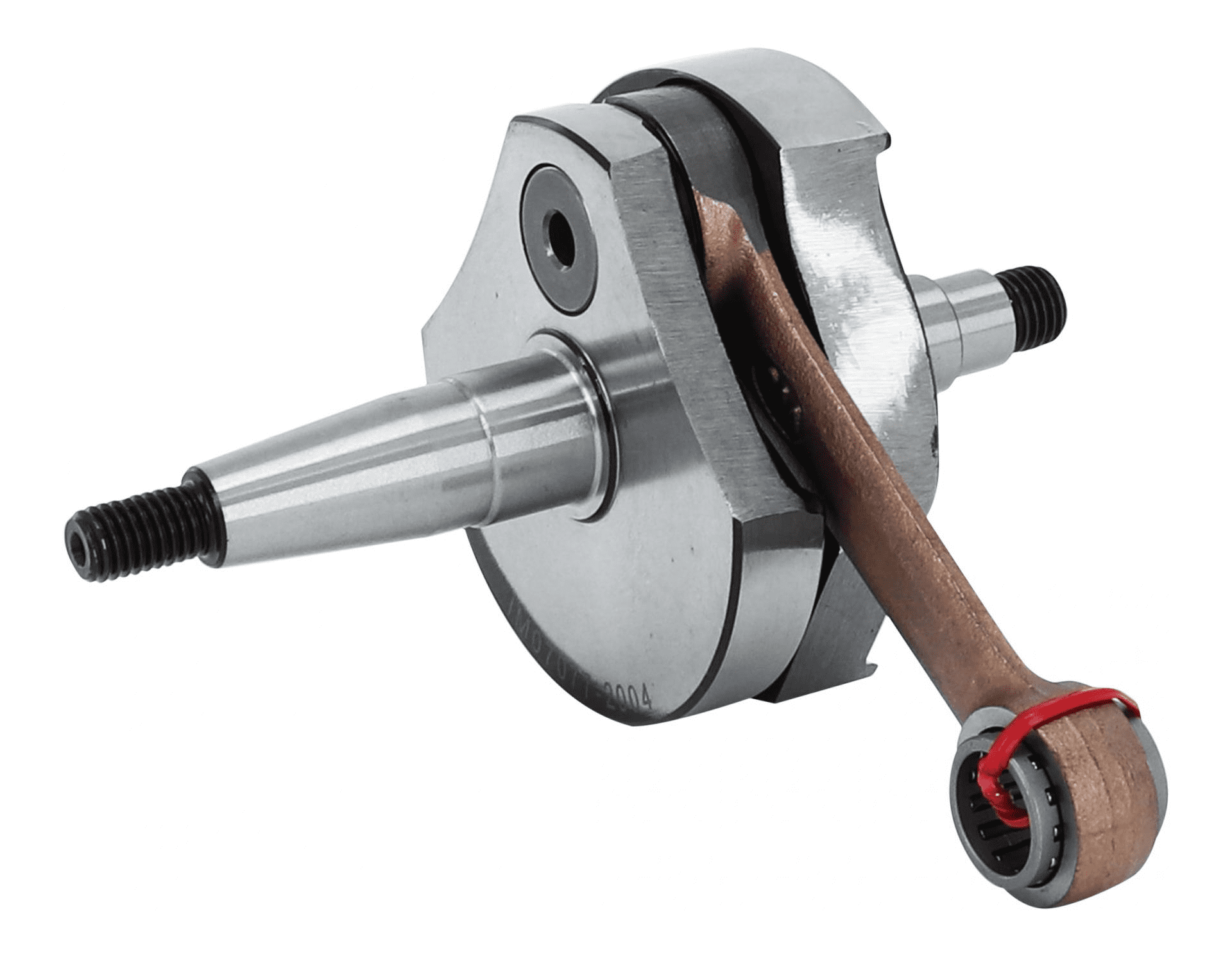 im07077 albero motore top anticipato piaggio vespa et3 125 2t 76-83 corsa 51mm - cono 19mm