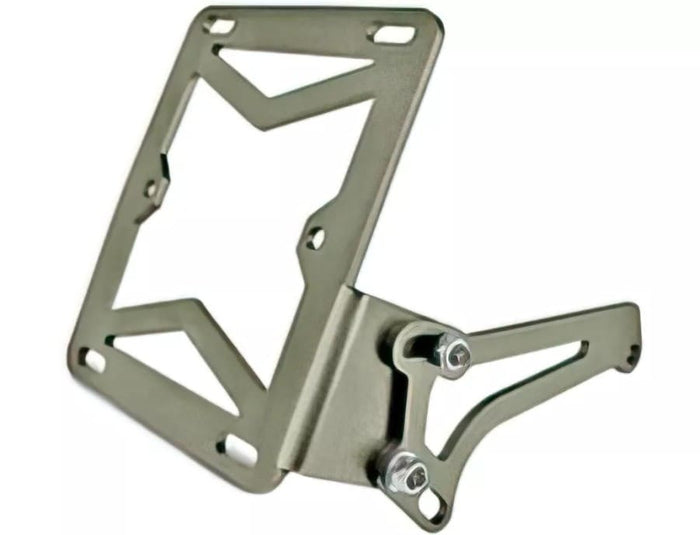 A541251 Porta Targa alluminio grigio anodizzato, Piaggio Typhoon / Ludix, COD: A541251