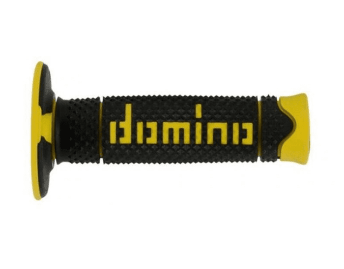 a26041c4740a7-0 manopole domino nero/giallo universali per moto cross off road