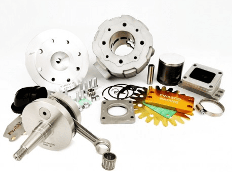26360018 gruppo termico albero pinasco 177cc d.63 slave piaggio vespa t5 125 corsa 57 26031905 + 27082006