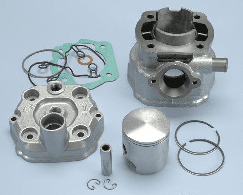 109,0013 gruppo termico polini 80cc d.50 bultaco astro 50 ghisa h2o corsa 40
