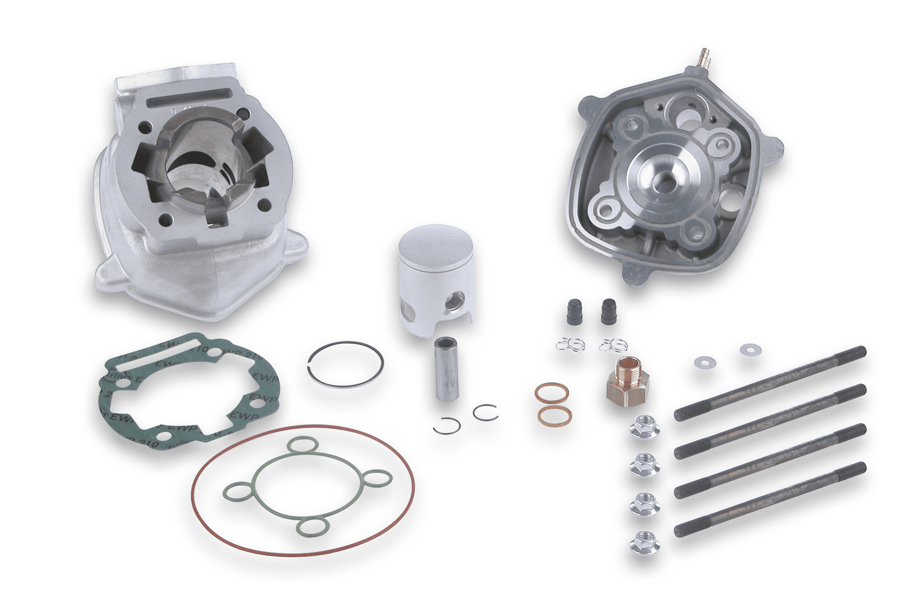 3112977 gruppo termico malossi 50cc d.39,88 aprilia rx factory 50 2t lc euro 4 2018-> (d50b0) alluminio h2o sp.12