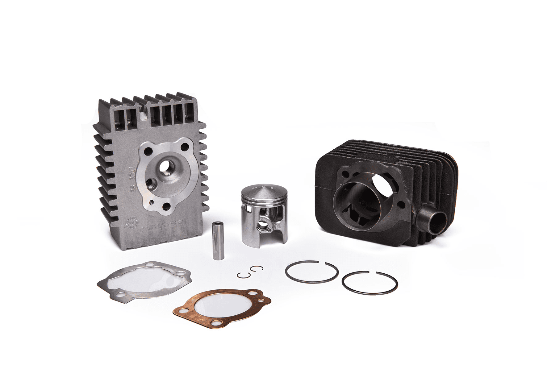 3118567 gruppo termico malossi d.43 ghisa sp.10 piaggio piaggio ciao si bravo boxer 50
