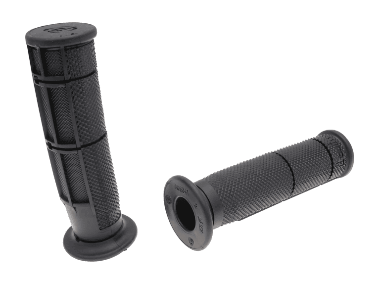 DOM37200RP Domino Half Waffle Grips Quad / ATV Throttle Thumb 22/22mm - Black
