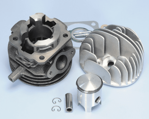 140.0091 gruppo termico polini 50cc d.38,4 piaggio ape 50 ghisa aria corsa 43