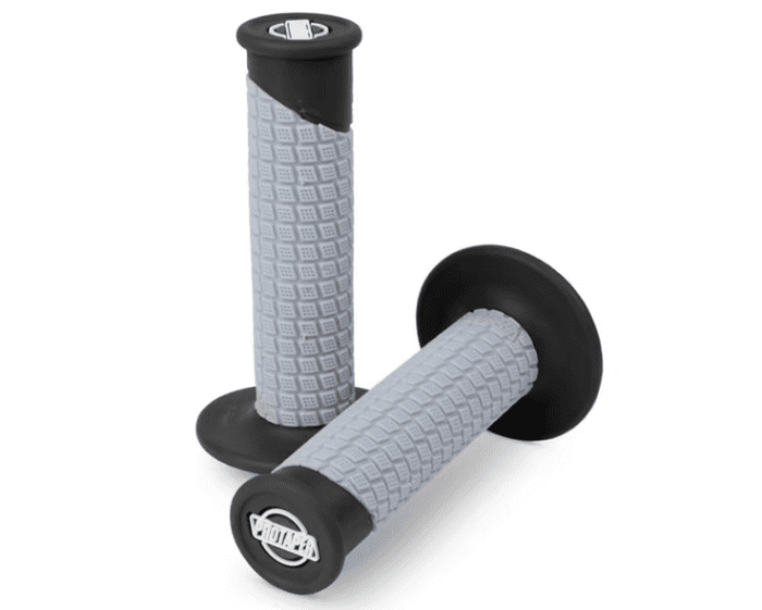 021682 manopole clamp on pillow top per offroad black/grey