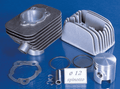 140.0066 gruppo termico polini 72cc d.46 piaggio ciao ghisa aria corsa 43 spinotto 12mm