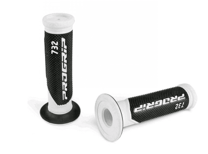 344105 pair of pro grip 732 black/white grips