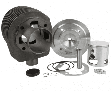 25032805 pinasco 190cc lml star 125 2t stroke 60 cast iron central spark plug cylinder kit