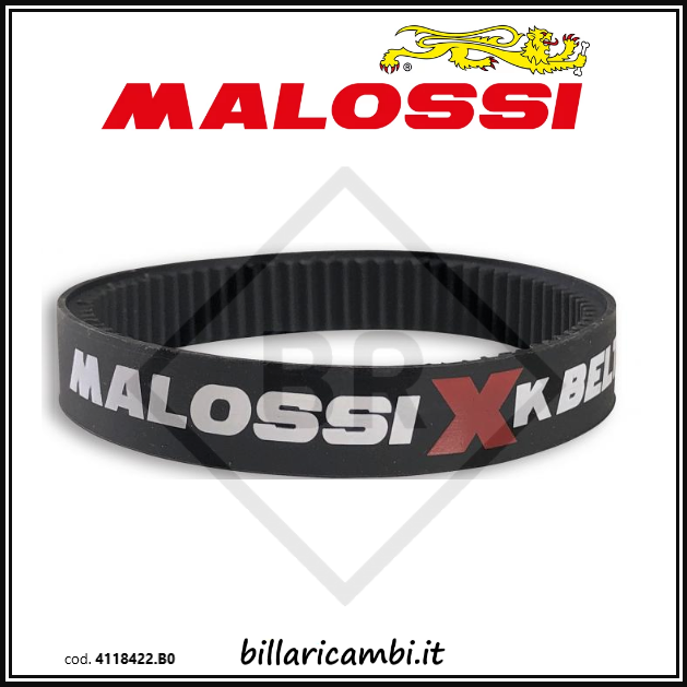4118422.B0 Baccialetto K BELT Malossi nero