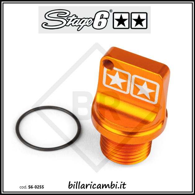 S6-0255 TAPPO CANDELA STAGE6 CNC ARANCIONE, COD: S6-0255
