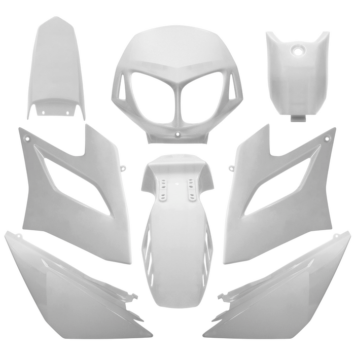 AP55BP10.994.IWH Derbi Senda DRD Racing/Limited 04-10 Kit carena 8 pezzi iniezione AllPro