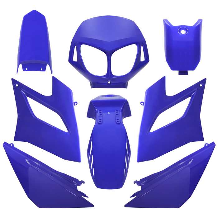 AP55BP10.994.IBL Derbi Senda DRD Racing/Limited 04-10 Kit carena 8 pezzi iniezione AllPro