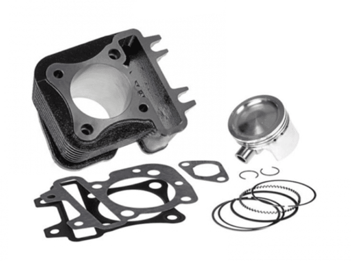 kt00133 gruppo termico cilindro dr modifica piaggio 4t d.49 80cc 2 valvole