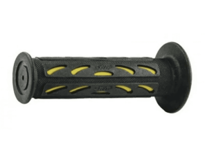 405402565 coppia manopole progrip 724-202 strada, giallo/nero, double density, senza foro