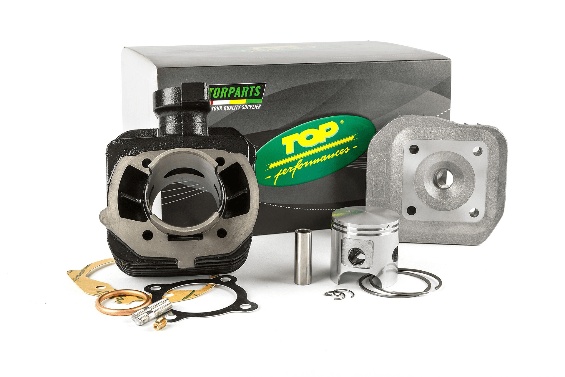 9925800 top performance cylinder kit d.47 70cc peugeot ludix / speedfight 3 cast iron ac