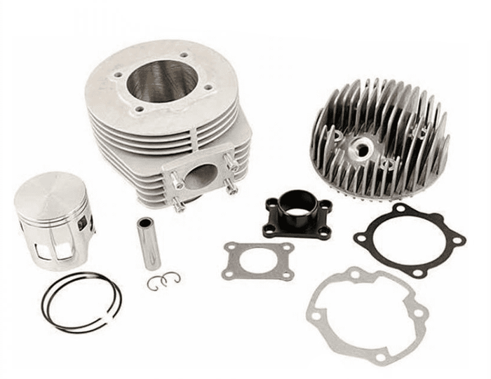 kt00136 gruppo termico dr big bore d.63 piaggio vespa px 125 150 alluminio con testa